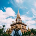 Famous Wat Chalong Temple, Phuket, Thailand